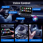 vnilrgle Wireless CarPlay Adapter 2024 Upgrade, Plug and Play, No Latency, Converts Factory Wired to Wireless, Compatible with iPhone 6+ and 2015+ Cars, Bluetooth 2.4GHz and Wi-Fi 2.4+5.8GHz