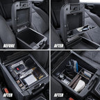 Carlimeki Center Console Organizer (3-piece set) for Tacoma 2016-2023 - for Tacoma Accessories