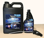 Ceramic Car Wax Gallon (128 Fl Oz) - 4X The Ceramic Coating - Advanced Hydrophobic Solution for Shine and Protection - Includes Free Empty Spray Bottle