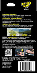 Invisible Glass 91411 Glass Stripper – Hard Water Spot Remover – Strips Coatings, Waxes, Oils & Road Film – Preps Windshields for Rain Repellent & Ceramic Coating – 4 Fl Oz
