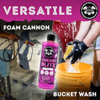 16oz Cherry Blitz Foaming Car Wash Soap | pH-Neutral Shampoo for Foam Cannons, Buckets & Pressure Washers | Safe for Ceramic & Waxed Finishes | Spot-Free Shine for Cars & Trucks