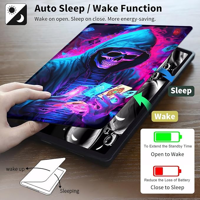 Case for 6" Kindle (11th Generation-2024/2022 Release),360 Degree Rotating Swivel PU Leather Stand Flip Folio Cover with Auto Wake/Sleep for Kindle 11th Generation 2024,Purple Glitter Men