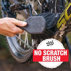 Finish Line Easy-Pro 5 Piece Mechanic’s Bicycle Cleaning Brush Set – Professional-Grade Kit with Chain Keeper, Durable Multi-Surface Brushes