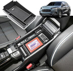 RUNROAD Center Console Organizer Tray Compatible with Honda HR-V 2023 2024 2025 2026 HRV Accessories, ABS Console Organizer Armrest Storage Box Coin Holder, Black
