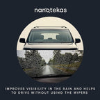 Nano Ceramic Coating for Cars' Windshield: Hydrophobic Glass Coating Spray Kit Provides Advanced Rain Visibility, Repels Dirt for Safer Driving. Professional Ceramic Coating for Cars