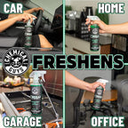 Chemical Guys AIR_101_04 New Car Smell Premium Air Freshener and Odor Eliminator, New Car Scent, (Great for Cars, Trucks, SUVs, RVs & More) 4 fl oz