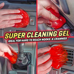 CarPlan Demon Slime 5.6 Oz - Car Interior Cleaner Gel | Putty Removes Dust & Dirt - for Detailing, Cleaning Vents, Cup Holders, Keyboards, Offices | Hot Cherry Scent