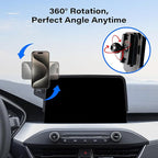 Car Phone Holder for Ford Escape 2020-2025 2026 Accessories Apply to 8 Inch Touch Screen Fixed Clip Magnetic Cell Phone Mount Hands-Free 360 Degree Rotation