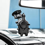 RAM MOUNTS Quick-Grip Pro Phone Mount with Twist-Lock Suction Cup and Medium Arm for Vehicle Windshields RAM-B-166-PD5U
