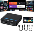 Car TV Mate Pro, Wireless CarPlay & HDMI Adapter, Compatible with Fire TV Stick, iPhone, Screen Throwers, Car Video Box Compatible with Factory Wired CarPlay Vehicles from 2016 & iOS 10+ i Phone