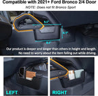 TOPINSTALL New Gear Shifter Organizer Compatible with 2021-2025 2026 Ford Bronco, Center Console Gear Side Storage Box Tray Interior Accessories for Bronco 2/4-Door (Not for Bronco Sport)