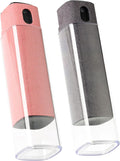 2 Pcs Screen Cleaner Kit, 3-in-1 Touchscreen Mist Cleaner Spray Bottle Tool & Microfiber Cloth for Phone/Laptop/Tablet/TV/Monitor/Car Screens(Pink+Grey)
