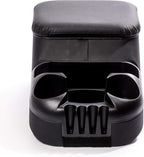 TSI Products 30011 Clutter Catcher Black Bench Seat Console, Medium