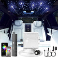 CHINLY 550pcs Starlight Headliner Kit - App Controlled Star Lights with Twinkle, RGBW Effects - 9.8ft Fiber Optic Car Ceiling Lights