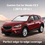 EcoNour Windshield Sunshade Compatible for Mazda CX-5 2013-2014 2015 2016, Sun Visor for Front Windshield & Window Sun Shade Cover, UV Heat Blocker & Protector, Car Accessories