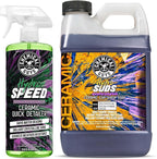 Chemical Guys HydroSpeed Ceramic Quick Detailer & HydroSuds 64 oz Car Wash Soap Bundle - Ceramic Spray & Ceramic Car Wash with SiO₂ Shine, High Foam Formula, Safe for Cars, Trucks, Motor