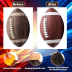 Didaey 5 Pcs Football Prep Kit for Improved Tack Leather Football Conditioning Brush and Wax Set for Youth Adult Training Leather Bowling Ball Sneaker Maintenance