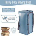 VENO 10 Pack Heavy Duty Moving Bags with Backpack Straps, Zippers & Handles, Extra Large Packing Bags for College Dorm Essentials, Moving Supplies Alternative to Cardboard Moving Boxes