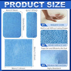 HunnmingRe 24 Pcs Microfiber Applicator Pad Kit Include Non Scratch Car Wash Sponge and Cleaning Cloth Microfiber Towels Premium Wax Foam Applicator Pads for Car Drying, Detailing, Buffing