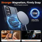 MOBOSI for Samsung Galaxy Z Fold 7 Case with Privacy Screen Protector, [Compatible with Magsafe], [Built-in Kickstand & Full Body Hinge Protection] Magnetic Slim Phone Case for Z Fold7, Black