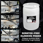 Industrial Truck Cleaner – Removes Road Film, Grease & Heavy Grime (Non-Corrosive, Biodegradable Formula), Professional Bulk Size, 55-Gallon Drum