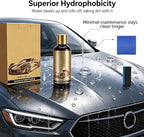 Ceramic Car Coating Kit - Crystal Serum, Advanced Graphene Ceramiccoating, Crystal Coating For Car, For Auto Car Detailing, Gloss Hydrophobicity Anti Scratch (2pcs)