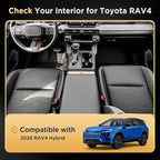 5PCS for Toyota RAV4 2026 Center Console Organizer Armrest Divider Wireless Charging Pad Cup Holder for Toyota RAV4 Accessories 2026(Not for Limited)