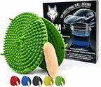 10.4" Heavy Duty Grit Trap (2-Pack) & Wash Mitt Kit - Premium Car Wash Bucket Filter Insert, Dirt Separator, Fits 3.5-5 Gallon (Green Kit)