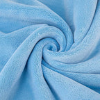 Amazon Basics Super Absorbent Microfiber Car Drying Towel, Scratch-Free, Streak-Free, Lint-Free, 36"L x 25"W, Blue