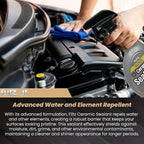Flitz Ceramic Sealant - 32oz Bottle of USA-Made Ceramic Coating for Cars, Boats, Glass - Repels Water, Polishes, and Protects for 1 Year - Protection Car Spray Made for All Metals, Fiberglass