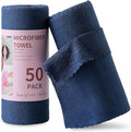 Jessy Home 2 Roll Reusable Paper Towels,100 Sheets Tear Away Microfiber Cleaning Cloth, Lint Free Cleaning Rags for Kitchen, Dishcloth,Household Cleaning Supplies