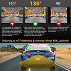 NATIKA Backup/Front/Side View Camera: No Distortion Effect Starlight Night Vision HD Metal Flush or Surface Mount 720P AHD and TVI Reverse Rear View Backup Camera for Cars Pickup Trucks SUVs RVs Vans