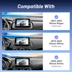 Phone Mount for Nissan Rogue (2021-2024 2025, 8" Screen) / Altima (2019-25) / Sentra (2020-25), 15W Wireless Charger, Magnetic Phone Holder, 360°Magsafe Car Mount, 2022 2023 Nissan Rogue Accessories
