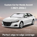 EcoNour Windshield Sunshade Compatible for Honda Accord 2018-2020 2021 2022, Sun Visor for Front Windshield & Window Sun Shade Cover, UV Heat Blocker & Protector, Car Accessories