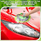 Layhit 5 Pcs Car Wash Mitt Set, Brush Not Included, Microfiber Mitt Cleaning Car Truck Washing Tools Kit RV Pickup Chenille Scratch Replacement (Multicolor)