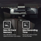 SYLVANIA - Roadsight Stealth Dash Camera - 140 Degree View, HD 1440p, 16GB SD Memory Card Included, Loop Recording, G-Sensor, Screenless, Parking Mode, GPS, Mobile App, Taxi, Truck, Car
