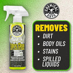 Chemical Guys CWS21916 Foaming Citrus Fabric Clean Carpet & Upholstery Cleaner, Ready to Use, Sprayable (for Carpets, Seats & Floor Mats), Safe for Cars, Home, Office, & More, 16 fl oz, Citrus Scent