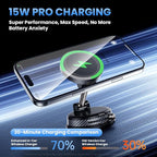 360° Adjustable Radio Magnetic Suction Phone Holder + MagSafe Car Mount for iPhone 17/16/15/14/13/12, Air Plus & More – Perfect for Cars, Kitchen, Bedroom, Gym