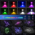 Fiber Optic Car Starlight Headliner Kit, Twinkle & Sound Activated RGBW 16W 200pcs*0.03in*6.5ft Fiber Strands Car Star Roof Lights with APP& Remote Controlled, Ceiling Star Lights for Home/Car Decor