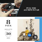DRIVEJOY Car Air Freshener Vent Clips, 8 PK, 6 Ocean, 2 New Car Scent, Long Lasting Air Fresheners for Men & Women, Up to 240 Days, Odor Eliminator