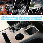 Wireless Car Charger with 15w Wireless Fast Charging for Toyota Sienna (2021 2022 2023) Center Console Charging Pad Mat Interior Accessories
