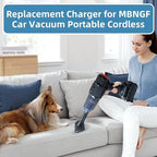 Charger for MBNGF Car Vacuum Portable Cordless, 21V Power Adapter Compatible with MBNGF X9 Ultra car Vacuum, Wireless Handheld Vacuum Cleaner Battery Charger Power Supply
