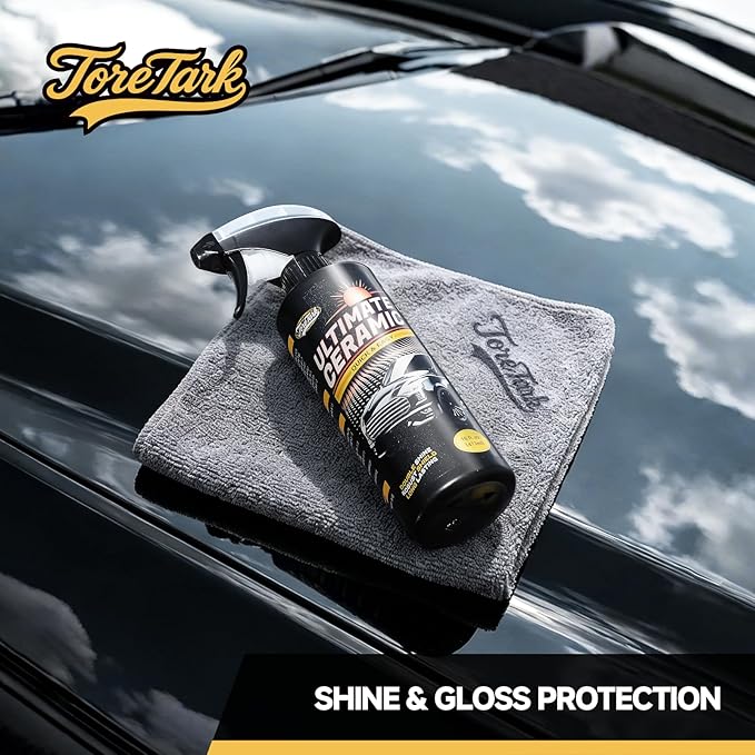 Real Ceramic Coating for Cars Polish (64 Fl Oz), Unmatched Shine Car Wax Coating Spray, No Pungent Smell, Quick Detailer Spray Wax, Lasts 50+ Washes Car Paint Sealant
