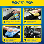 Rain-X 620143 Waterless Car Wash and Rain Repellent, 23 fl. oz. Rinseless Cleaner Spray for a Spot Free Finish, Perfect for Quick and Easy Detailing. Premium No Rinse for on the go Washing