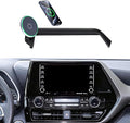 Car Phone Mount for 2020-2025 Toyota Highlander Accessories, Apply to 8 Inch Touch Screen, 15W Fast Wireless Charger Screen Fixed Clip Cell Phone Automobile Cradles Hands-Free