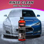 High Foam Car Wash Soap, pH Balanced Car Shampoo for Foam Cannon, Blaster Gun & Bucket - Auto Detailing Shampoo Super Suds Safe on Wax, Sealant, Ceramic, and Clear Coat Finishes-500ml/17fl.oz