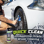 Salty Captain Car Wheel Cleaner 16.9oz – Powerful Wheel Wash Spray for Cars, Trucks, SUVs, Motorcycles & RVs – Tough on Brake Dust & Grime while Safe for Paint & Tires – Premium Quality & Easy to Use