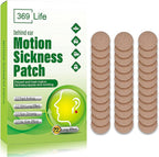 369 Life Motion Sickness Patches for Car and Boat Rides, Ships, Cruise and Airplane & Other Forms of Transport - Travel Essentials, for Adults and Kids (48 Count)