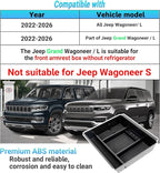 Center Console Organizer Compatible with 2022-2026 Jeep Wagoneer/L, 2022-2026 Jeep Grand Wagoneer/L Accessories, Armrest Storage Box