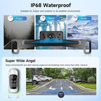 Rimoody 4.3'' HD IPS Screen Wireless Backup Camera, Digital Stable Signal, DIY Guide Lines, IP68 Waterproof, Night Vision, Wide Angle, Rear View Camera for Car/Truck/Pickup/SUV/Van/RV - Plug and Play